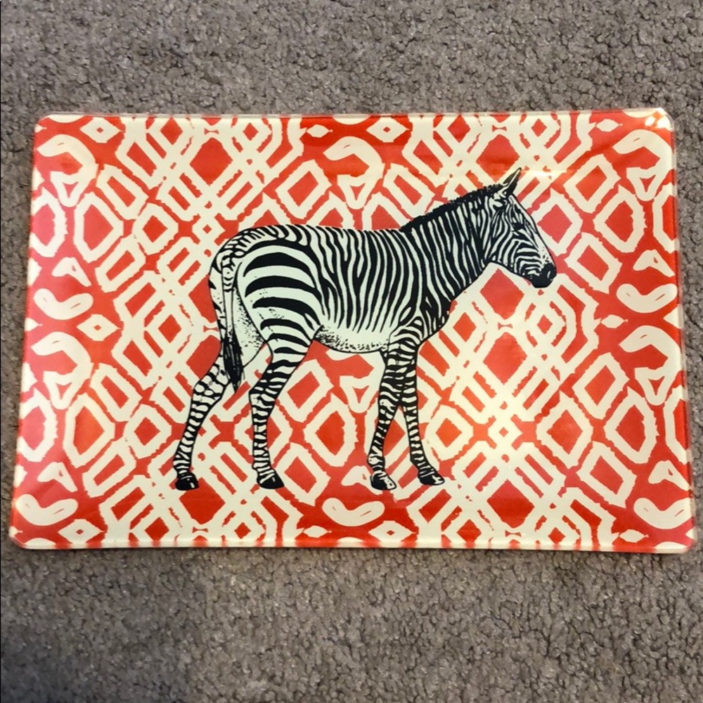 JCrew Zebra Trinket Dish NWOT